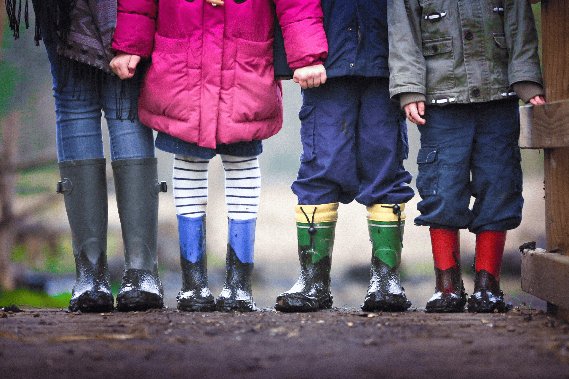 Children standing