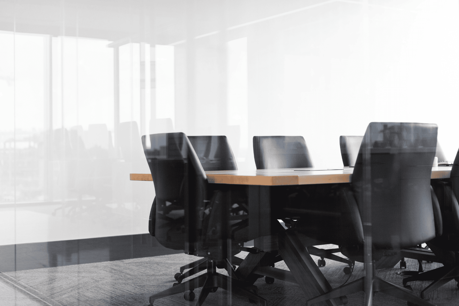 desk and chairs